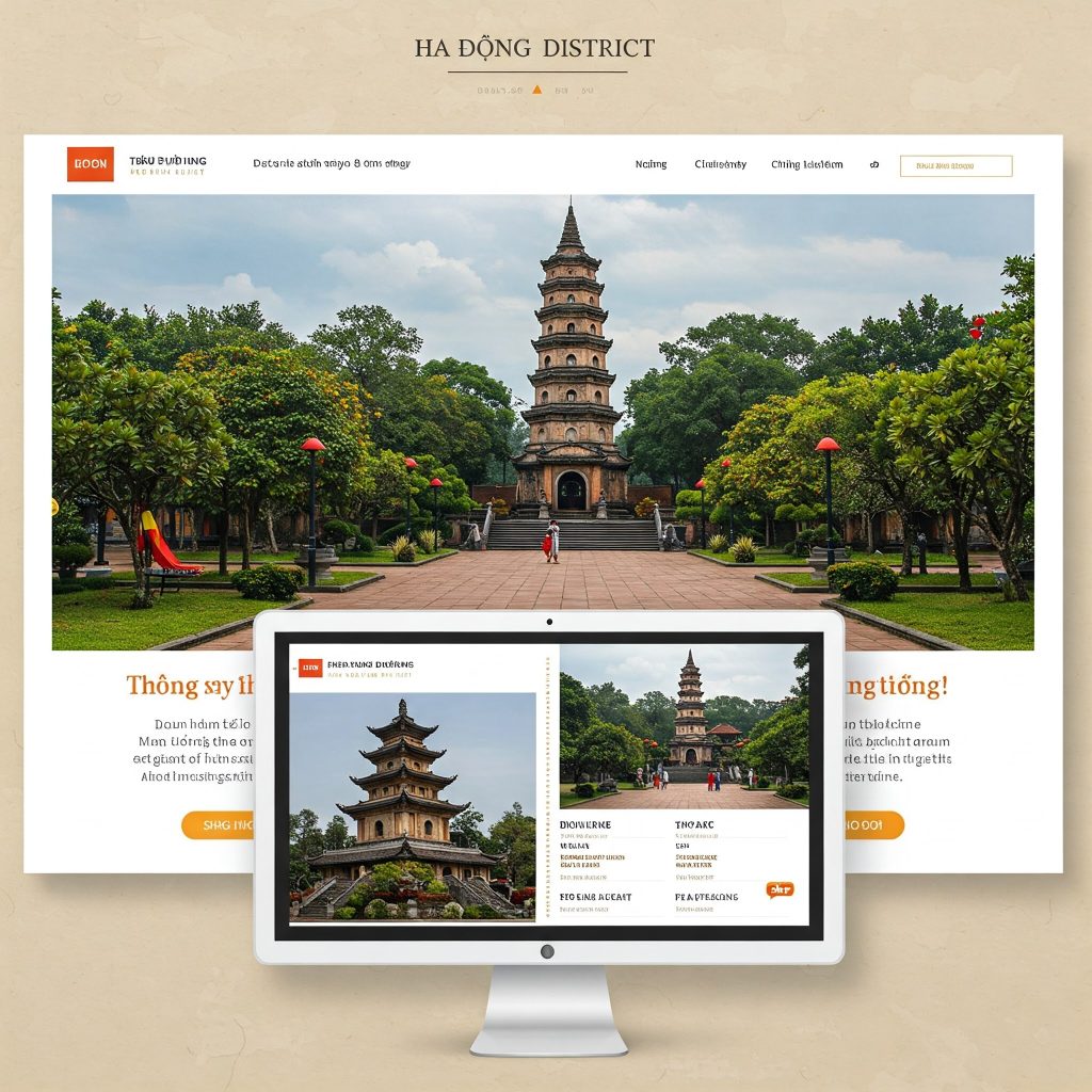 thiet ke web tai ha dong
